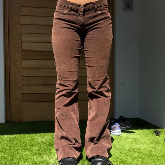 PacSun | Pants u0026 Jumpsuits | Brown Low Rise Corduroy Flare Pants | Poshmark